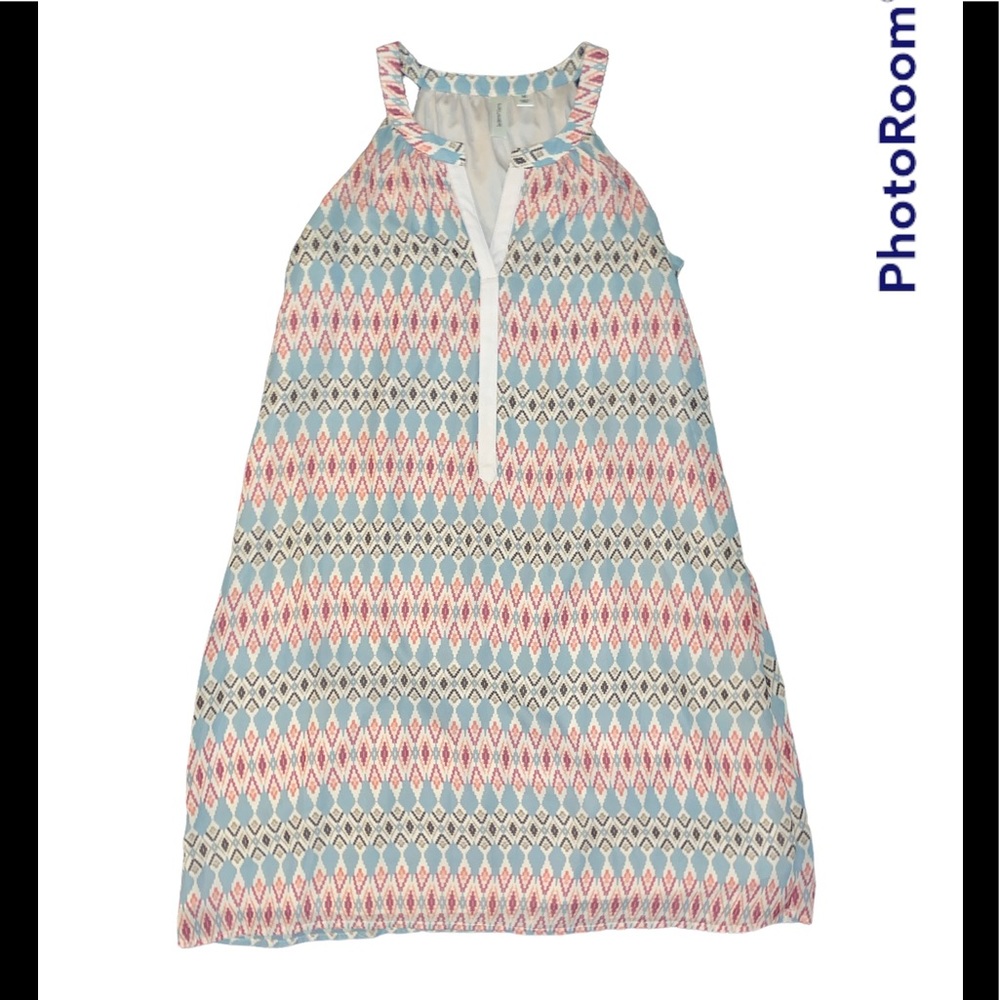 Tacera multi color sleeveless dress